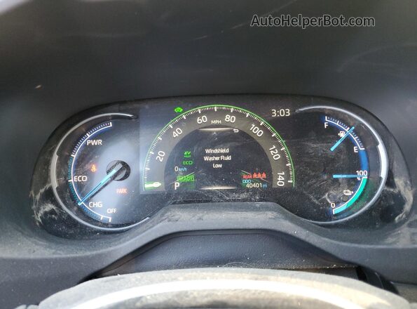 JTMFB3FV6ND088089 2022 TOYOTA RAV4 White Widok zestawu wskaźników
