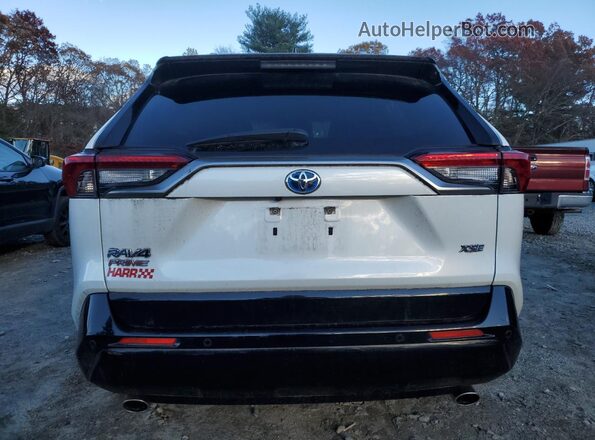 JTMFB3FV6ND088089 2022 TOYOTA RAV4 White Widok z tyłu
