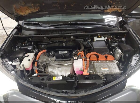 JTMJJREV4HD080725 2017 TOYOTA RAV4 HYBRID Gray Rear view