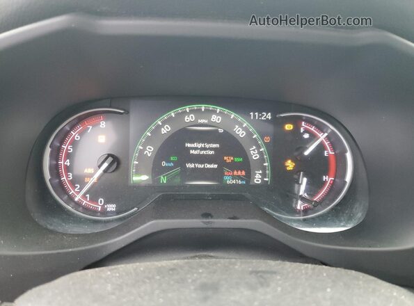 JTMN1RFVXLD061122 2020 TOYOTA LIMITED Серебряный Вид щитка приборов