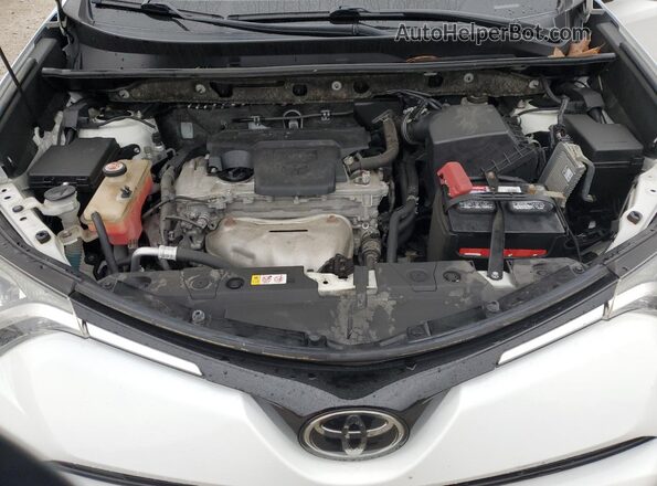 JTMRFREV1JJ243374 2018 TOYOTA RAV4 Белый Вид подкапотного пространства