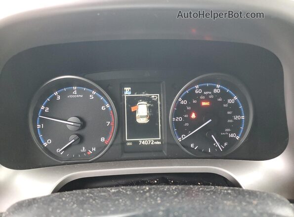 JTMRFREV1JJ243374 2018 TOYOTA RAV4 Белый Вид щитка приборов