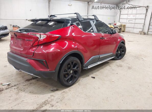 JTNKHMBX5N1135992 2022 TOYOTA C-HR Red Հետևի աջ