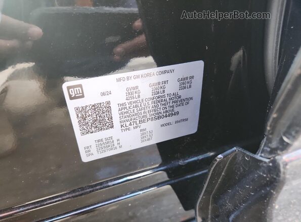 KL47LBEP8SB044949 2025 BUICK OTHER Black Widok naklejki z numerem VIN