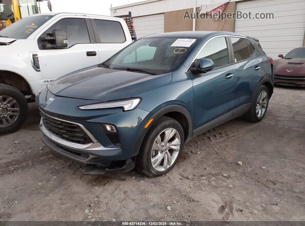 KL4AMBS2XRB146050 2024 BUICK ENCORE Blue Առջևի ձախ երեք քառորդ տեսարան
