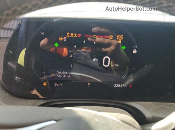 KL4AMBSL3SB051652 2025 BUICK ENCORE Blue Вид щитка приладів