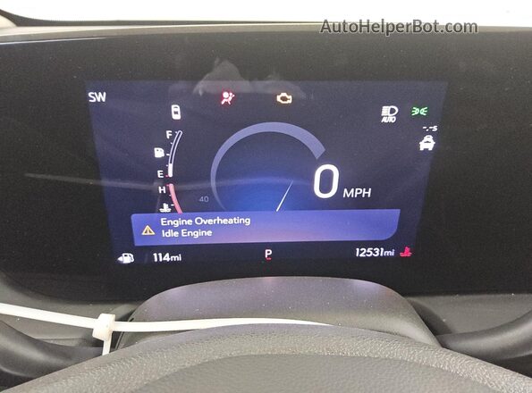 KL4AMBSLXSB195599 2025 BUICK ENCORE Белый Вид щитка приборов
