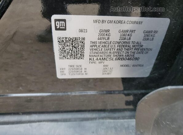 KL4AMCSL6RB046090 2024 BUICK ENCORE Black Вид підкапотного простору