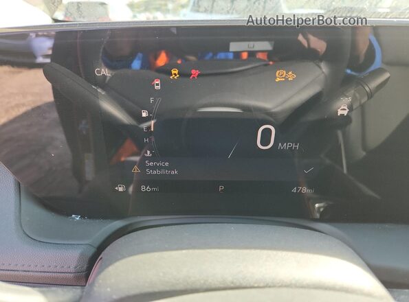 KL4AMDSL1SB125730 2025 BUICK ENCORE Темно-бордовый Вид щитка приборов
