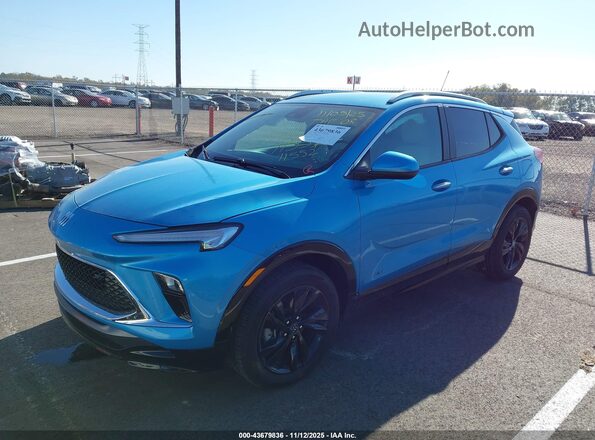 KL4AMDSL4SB151982 2025 BUICK ENCORE Синий Передняя левая четверть
