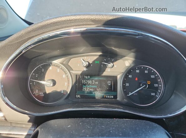 KL4CJASB1JB715206 2018 BUICK ENCORE Black Instrument cluster view