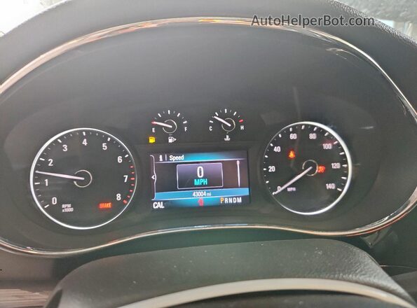 KL4CJASB2LB006884 2020 BUICK ENCORE Blue Вид щитка приладів