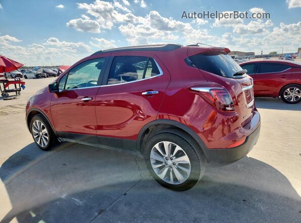 KL4CJASB9LB018787 2020 BUICK ENCORE Red Rear left