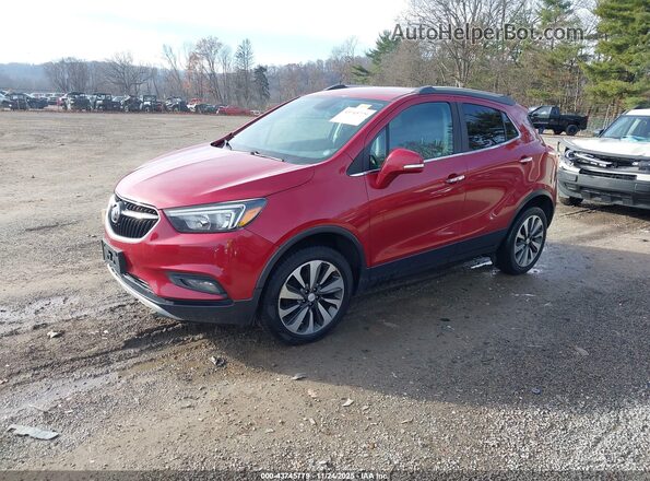 KL4CJFSB3HB201316 2017 BUICK ENCORE Red წინა მარცხენა ხედი სამი მეოთხედიდან