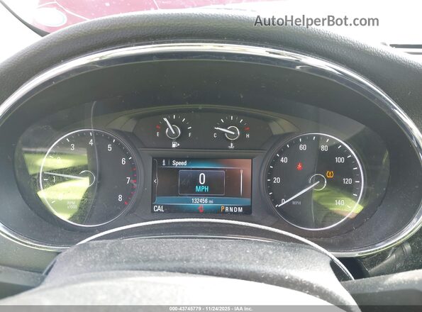 KL4CJFSB3HB201316 2017 BUICK ENCORE Red უკანა სავარძლების ხედი