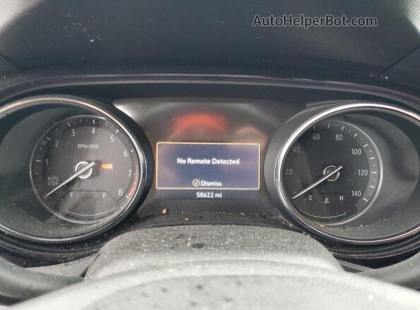 KL4MMBS22LB134091 2020 BUICK ENCORE White Вид щитка приладів