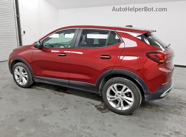 KL4MMBS22MB129684 2021 BUICK ENCORE Red უკანა მარცხენა