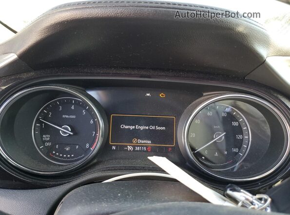 KL4MMBS29LB083253 2020 BUICK ENCORE Black Вид щитка приладів