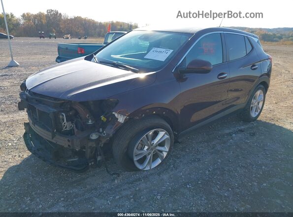 KL4MMBS2XPB145877 2023 BUICK ENCORE Темно-бордовый Передняя левая четверть