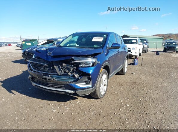 KL4MMCSL5PB018226 2023 BUICK ENCORE Blue Առջևի ձախ երեք քառորդ տեսարան