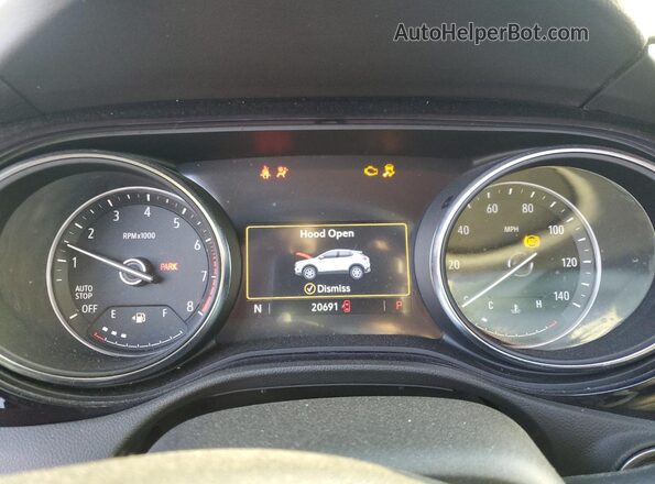 KL4MMDS22PB032369 2023 BUICK ENCORE Black Widok zestawu wskaźników