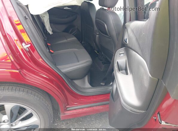 KL4MMDSL6NB106821 2022 BUICK ENCORE Burgundy Vista de la etiqueta del VIN