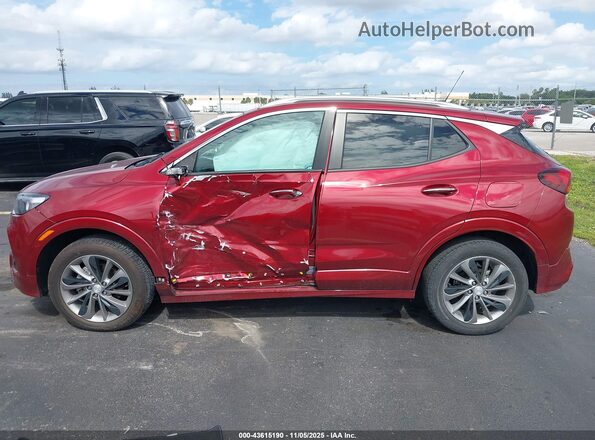 KL4MMDSL6NB106821 2022 BUICK ENCORE Burgundy Vista interior de 360 grados