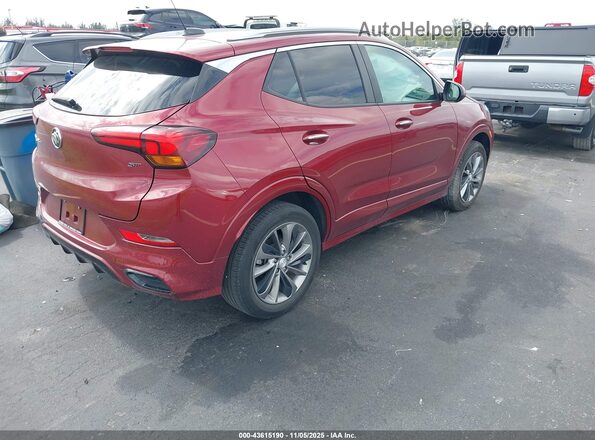 KL4MMDSL6NB106821 2022 BUICK ENCORE Burgundy Trasero derecho