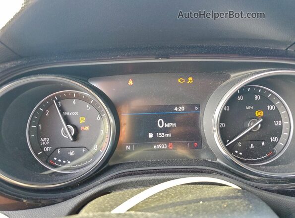 KL4MMDSLXNB036773 2022 BUICK ENCORE Gray Widok zestawu wskaźników