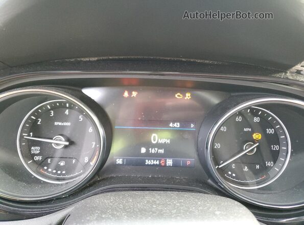 KL4MMESL7LB111464 2020 BUICK ENCORE Black Vista del cuadro de instrumentos