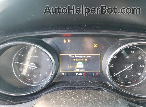 KL4MMFSL5LB095285 2020 BUICK ENCORE Blue Widok zestawu wskaźników