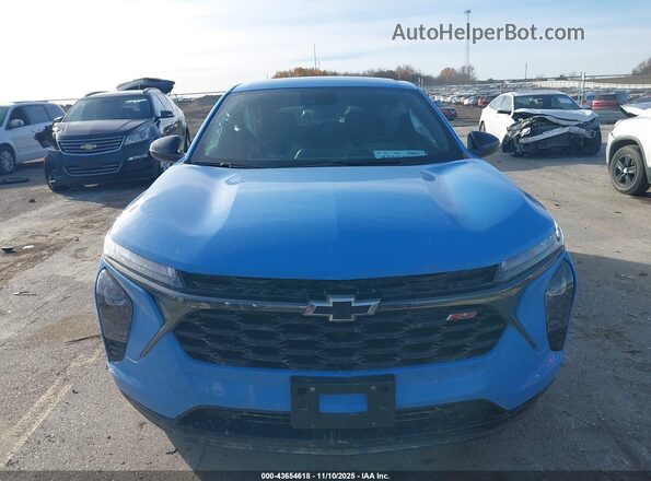 KL77LGE28RC077295 2024 CHEVROLET TRAX Blue ხელსაწყოთა პანელის ხედი