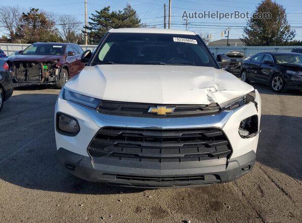 KL79MMS26MB175409 2021 CHEVROLET TRAILBLAZER White Դիմացի տեսք