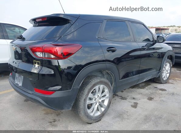 KL79MMS2XMB175574 2021 CHEVROLET TRAILBLAZER Black Rear right