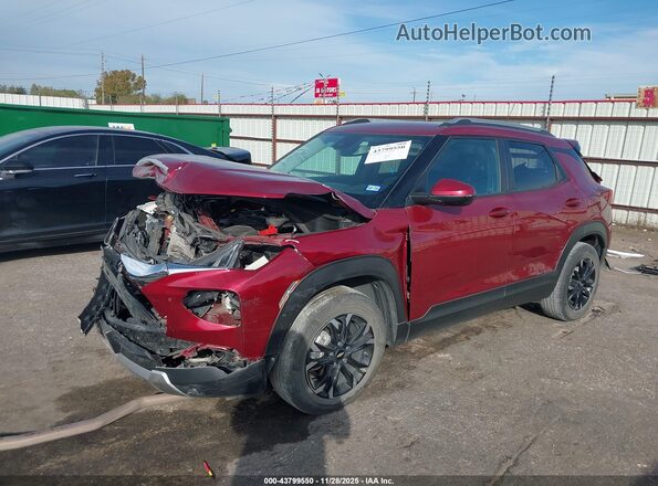 KL79MPS21NB140750 2022 CHEVROLET TRAILBLAZER Red Widok z przodu