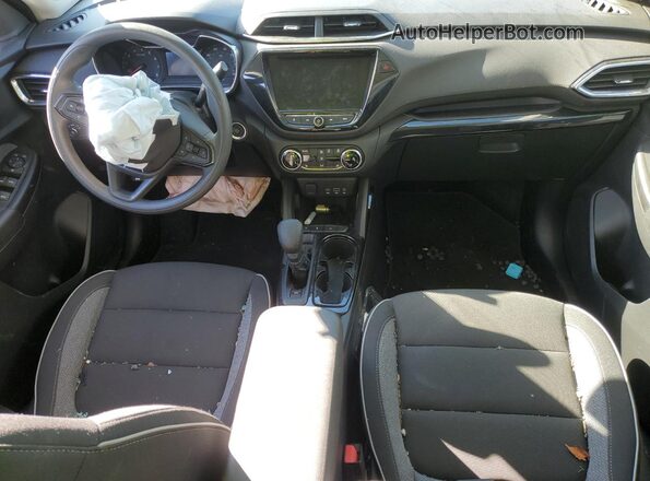 KL79MPS22NB125965 2022 CHEVROLET TRAILBLAZER White Widok deski rozdzielczej