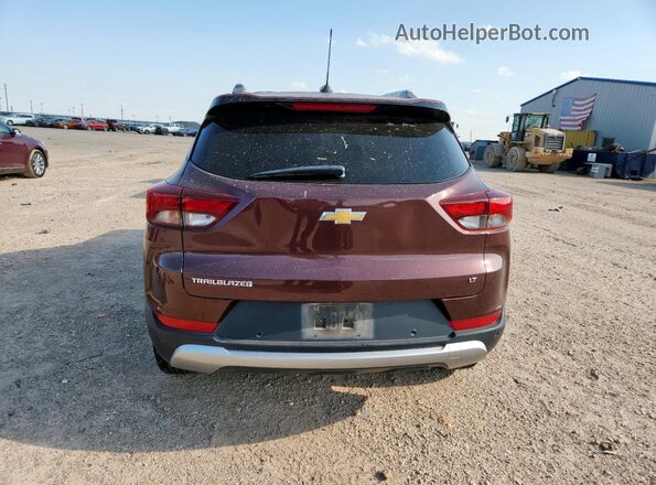 KL79MPS27NB011010 2022 CHEVROLET TRAILBLAZER Maroon Widok z tyłu