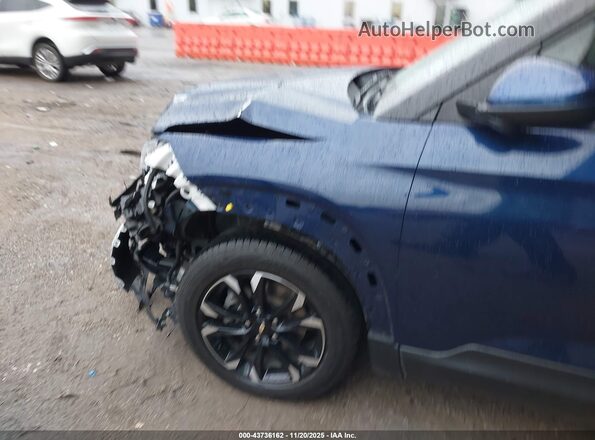 KL79MPS28NB138932 2022 CHEVROLET TRAILBLAZER Blue Widok z przodu