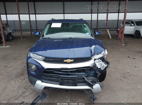 KL79MPS28NB138932 2022 CHEVROLET TRAILBLAZER Blue Widok zestawu wskaźników