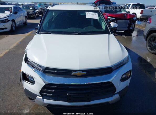 KL79MPSL0PB095537 2023 CHEVROLET TRAILBLAZER White Vista del cuadro de instrumentos
