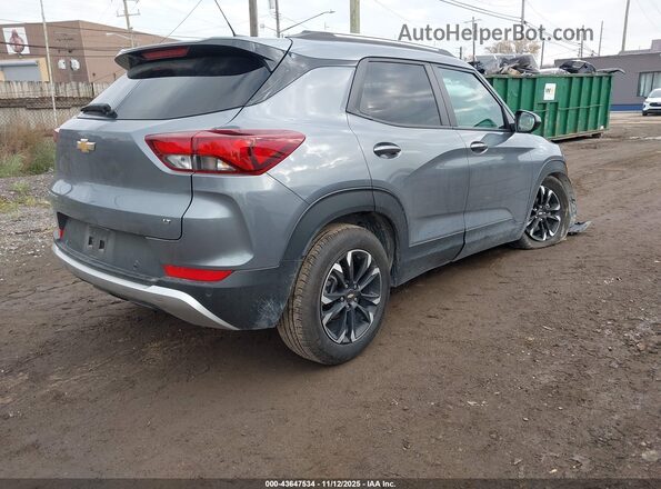 KL79MPSL1NB084544 2022 CHEVROLET TRAILBLAZER Серый Задняя правая четверть