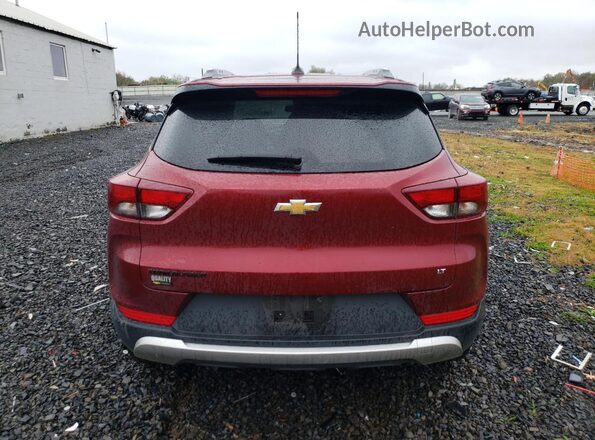 KL79MPSL8NB025054 2022 CHEVROLET TRAILBLAZER Red Widok z tyłu