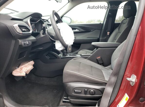 KL79MPSL8NB025054 2022 CHEVROLET TRAILBLAZER Red Widok wnętrza z przodu