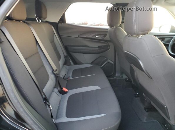 KL79MPSLXNB052899 2022 CHEVROLET TRAILBLAZER Black Rear interior view