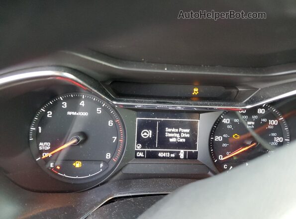 KL79MPSLXNB052899 2022 CHEVROLET TRAILBLAZER Black Instrument cluster view