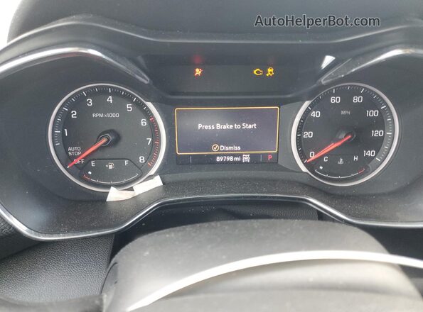 KL79MRSL1PB044544 2023 CHEVROLET TRAILBLAZER Синий Вид щитка приборов