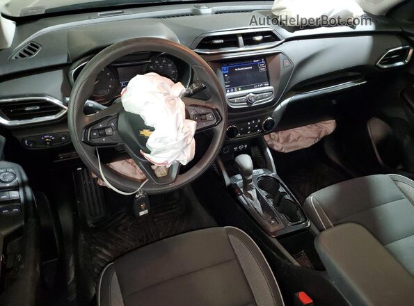 KL79MRSL3NB042775 2022 CHEVROLET TRAILBLAZER Black Вид панелі приладів