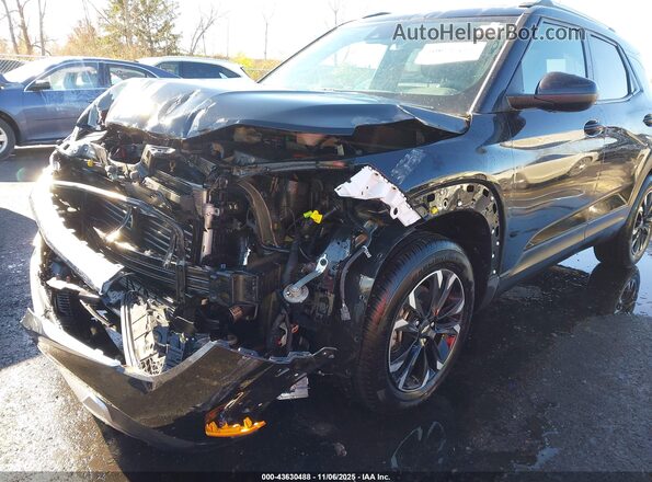 KL79MRSL4NB008800 2022 CHEVROLET TRAILBLAZER Black Widok z przodu