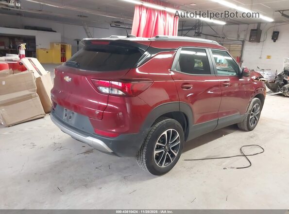 KL79MRSL9RB145382 2024 CHEVROLET TRAILBLAZER Maroon Rear right