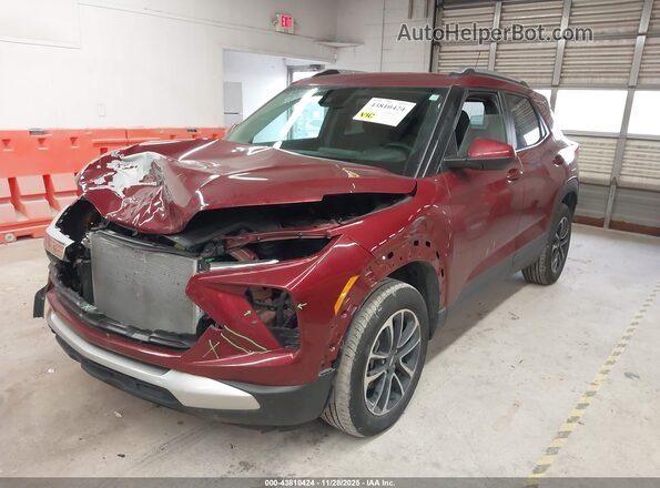 KL79MRSL9RB145382 2024 CHEVROLET TRAILBLAZER Maroon Front left